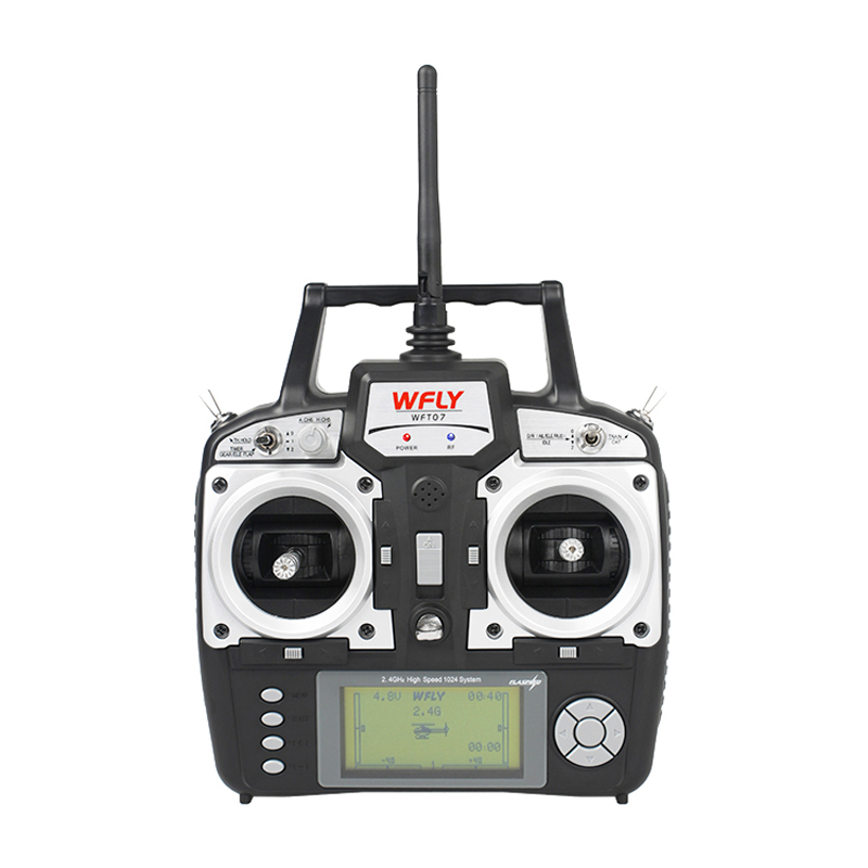 WFLY WFT07 2.4GHz 7CH RC Transmitter | Long Range Drone Controller