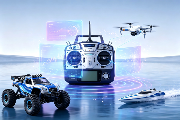 AI Industry Analysis: Global Market Gap Between RC Car, RC Drone and RC Boat Radio Remotes